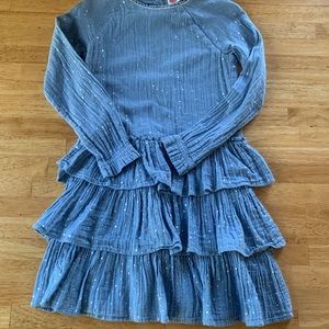 Mini Boden ruffle dress. EUC. Size 11-12y.